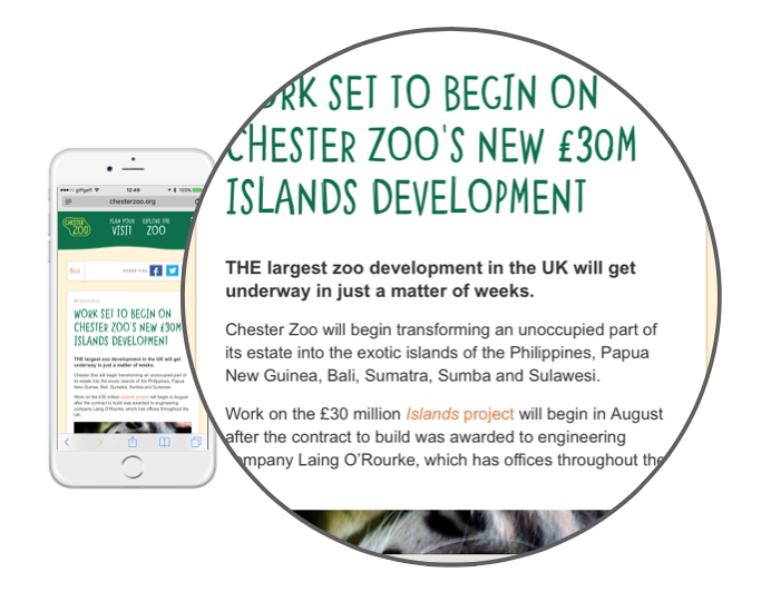 ChesterZoo Press Article